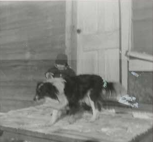 Scott and Ring on porch